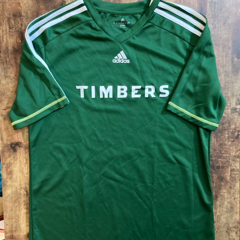 Adidas Timbers Portland soccer shirt jersey boys size XL